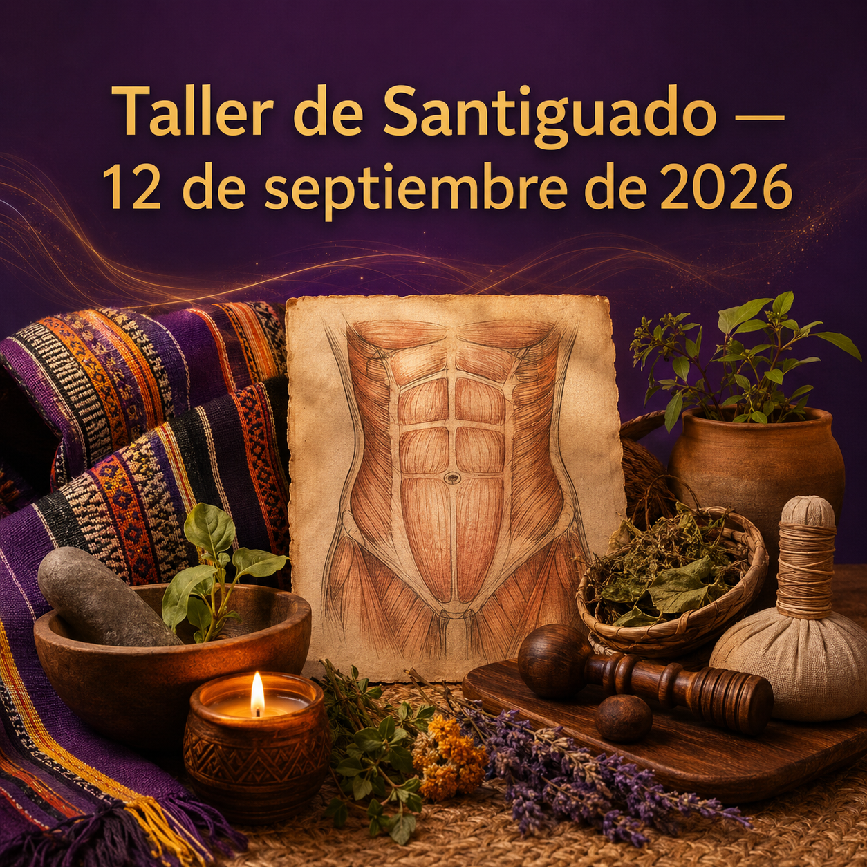 Taller de Santiguado — 12 de septiembre de 2026