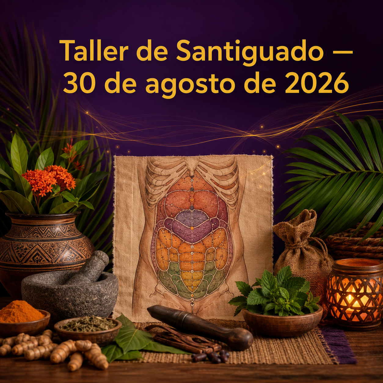 Taller de Santiguado — 30 de agosto de 2026